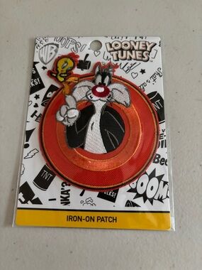 Loungefly Yellow & White Iron-On Patch Backing Card